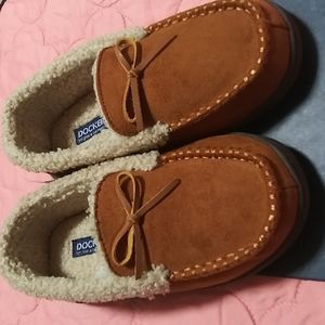 New Dockers slippers.